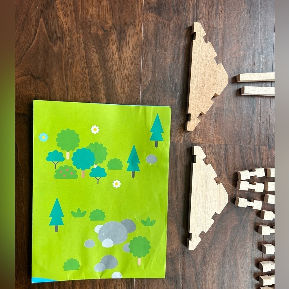Jeujura J8031 69 Pieces The Wooden House Made In France - Picture 4 of 16